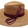 Signes Bespoke Fedora Gaudi Sol Panama Tan En Bordeaux -Hoeden Winkel 1917706260