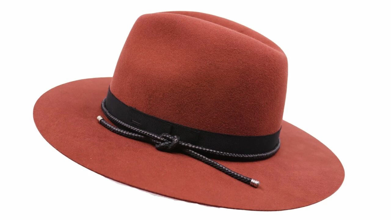 Bailey Fedora Sterne Wolvilt Ochre Red 5 Bailey Fedora Sterne Wolvilt Ochre Red - Afbeelding 3
