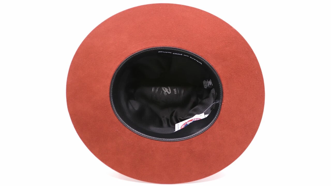 Bailey Fedora Sterne Wolvilt Ochre Red 8 Bailey Fedora Sterne Wolvilt Ochre Red - Afbeelding 6