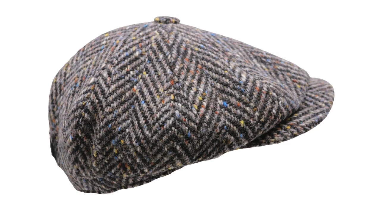 City Sport Ballonpet 121 Donegal Tweed Grof Visgraat Grijs Spikkel 3 City Sport Ballonpet 121 Donegal Tweed Grof Visgraat Grijs Spikkel