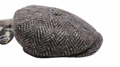 City Sport Ballonpet 121 Donegal Tweed Grof Visgraat Grijs Spikkel 9 City Sport Ballonpet 121 Donegal Tweed Grof Visgraat Grijs Spikkel -Hoeden Winkel 1920697353