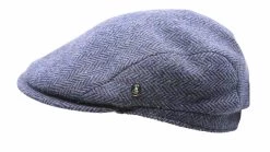 City Sport Ivy Pet 92 Donegal Tweed Visgraat Donkerblauw Spikkel