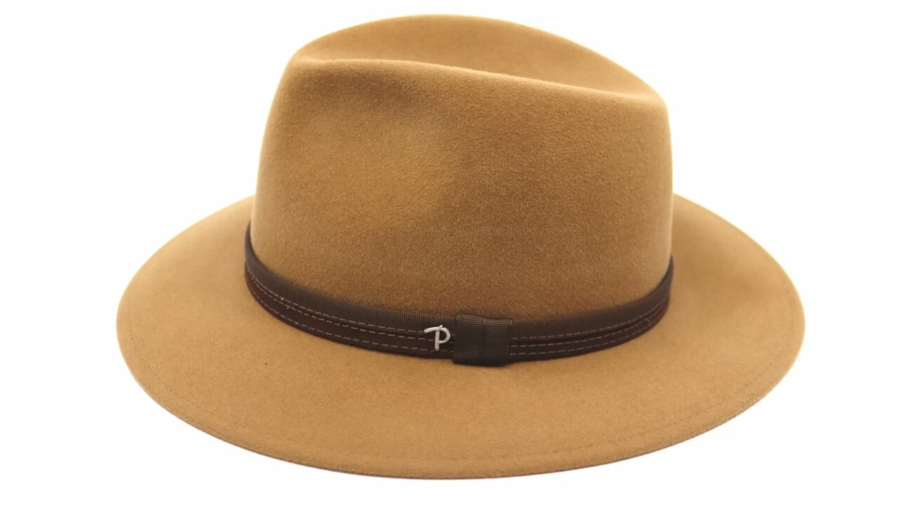 Panizza Fedora Aquila Haarvilt Camel 3 Panizza Fedora Aquila Haarvilt Camel