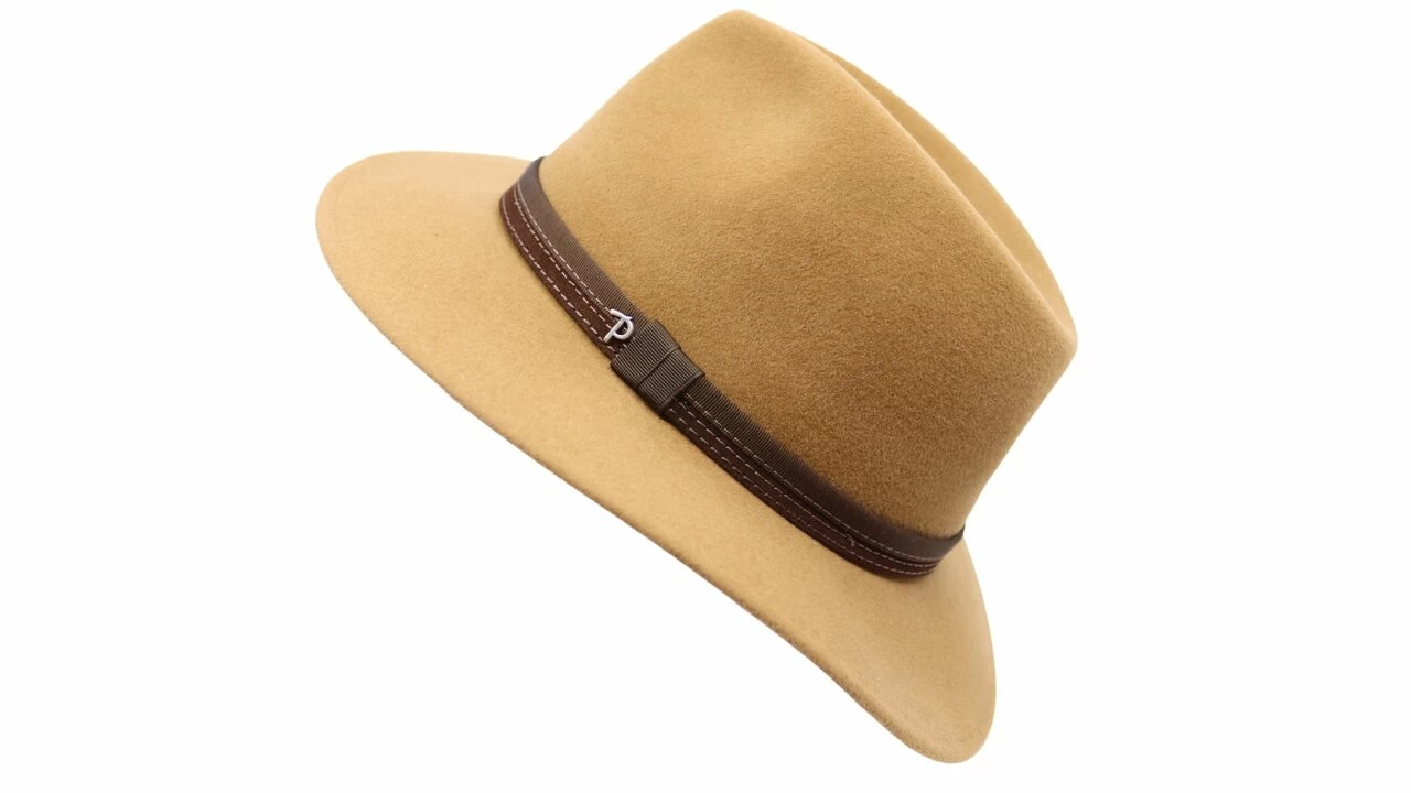 Panizza Fedora Aquila Haarvilt Camel 6 Panizza Fedora Aquila Haarvilt Camel - Afbeelding 4
