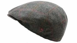 Alfonso Deste Ivy Pet Bristol Wol Geruit Groen -Hoeden Winkel 1923038880