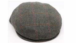 Alfonso Deste Ivy Pet Bristol Wol Geruit Groen -Hoeden Winkel 1923038883