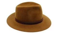 Panizza Fedora Aquila Haarvilt Tobacco -Hoeden Winkel 1923059187
