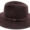 Panizza Fedora Aquila Haarvilt Bruin 1 Panizza Fedora Aquila Haarvilt Bruin -Hoeden Winkel 1923062337