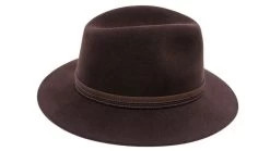 Panizza Fedora Aquila Haarvilt Bruin -Hoeden Winkel 1923062343
