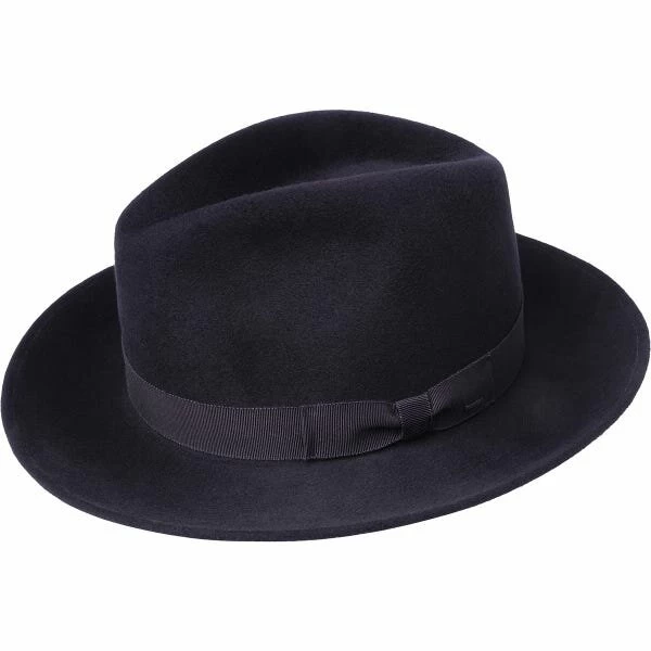 Bailey Fedora Criss Wolvilt Velour Touch Navy 3 Bailey Fedora Criss Wolvilt Velour Touch Navy