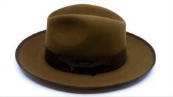 Panizza Fedora Napoli Brede Rand 30x Haarvilt Tobacco