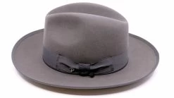 Panizza Fedora Napoli Brede Rand 30x Haarvilt Grijs