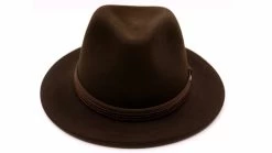 Panizza Fedora Potenza 30x Haarvilt Bruin -Hoeden Winkel 1923690909
