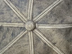 Stetson Hatteras Newsboy Cap Lambskin Leather Destressed Beige -Hoeden Winkel 1926277029