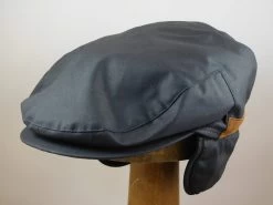 Wigens Vintage Flat Cap Wax Cotton Navy -Hoeden Winkel 1926471888
