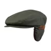 Wigens Vintage Flat Cap Wax Cotton Olive 1 Wigens Vintage Flat Cap Wax Cotton Olive -Hoeden Winkel 1926472635
