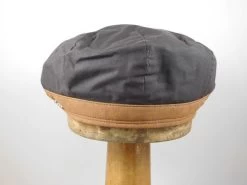 Wigens Vintage Flat Cap Wax Cotton Brown -Hoeden Winkel 1926496710