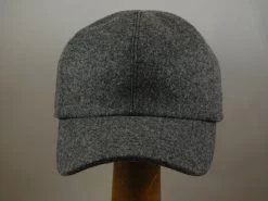 Wigens Baseball Classic Cap Met Oorklep Wol Grey Mix -Hoeden Winkel 1926534492