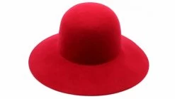 Panizza Flaphoed Basic Giulia Wolvilt Rood -Hoeden Winkel 1927624185