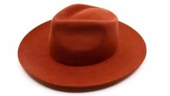 Panizza Fedora Basic Trapani Wolvilt Roest