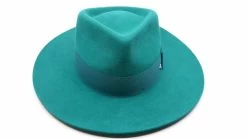 Panizza Fedora Trapani Haarvilt Gletsjergroen -Hoeden Winkel 1927626537