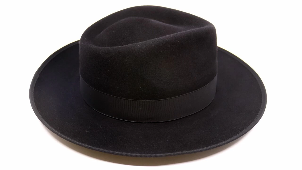 Panizza Fedora Trapani 30x Haarvilt Zwart 5 Panizza Fedora Trapani 30x Haarvilt Zwart - Afbeelding 3