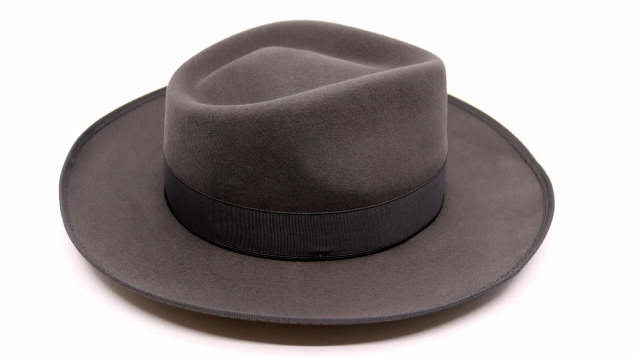 Panizza Fedora Trapani 30x Haarvilt Grijs 5 Panizza Fedora Trapani 30x Haarvilt Grijs - Afbeelding 3