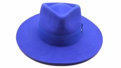 Panizza Fedora Trapani Haarvilt Savoy Blauw -Hoeden Winkel 1929520569
