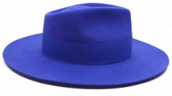 Panizza Fedora Trapani Haarvilt Savoy Blauw -Hoeden Winkel 1929520572
