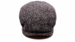 Wigens Ivy Contemporary Flat Cap Virgin Herringbone Wool Dark Grey 8 Wigens Ivy Contemporary Flat Cap Virgin Herringbone Wool Dark Grey -Hoeden Winkel 1929521571