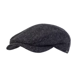 Wigens Ivy Contemporary Flat Cap Virgin Herringbone Wool Dark Grey 9 Wigens Ivy Contemporary Flat Cap Virgin Herringbone Wool Dark Grey -Hoeden Winkel 1929521574