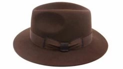 Panizza Fedora Gubbio 01 Premium Haarvilt Bruin