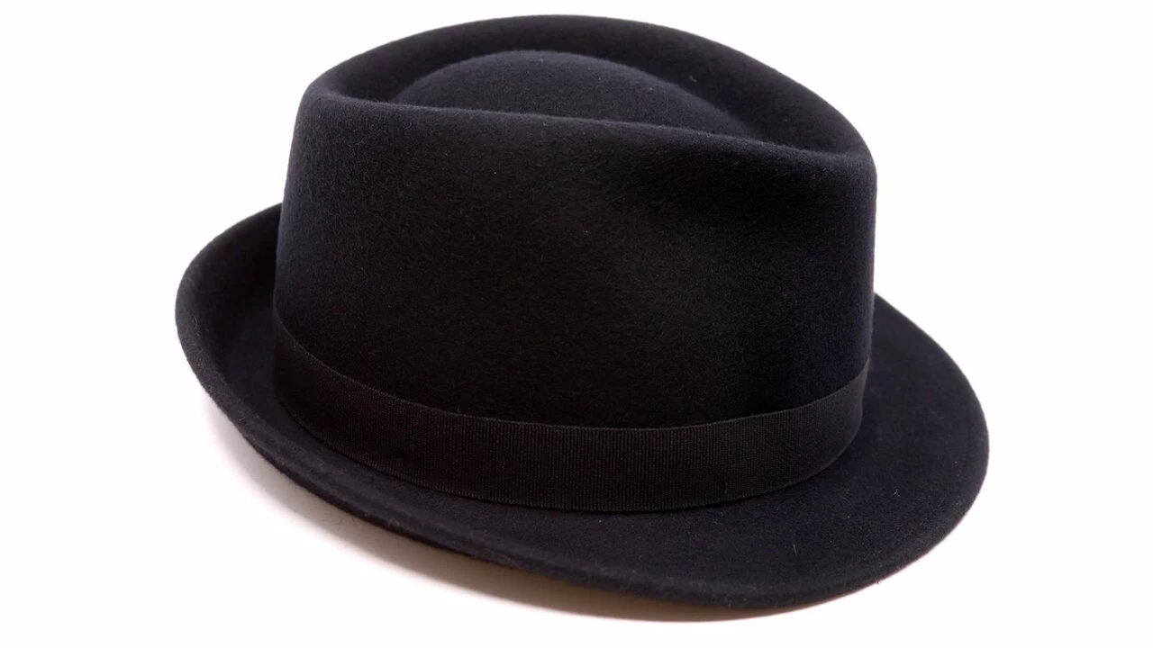 Panizza Trilby Bari Wolvilt Zwart 4 Panizza Trilby Bari Wolvilt Zwart - Afbeelding 2