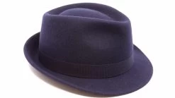 Panizza Trilby Bari Wolvilt Navy -Hoeden Winkel 1936230585