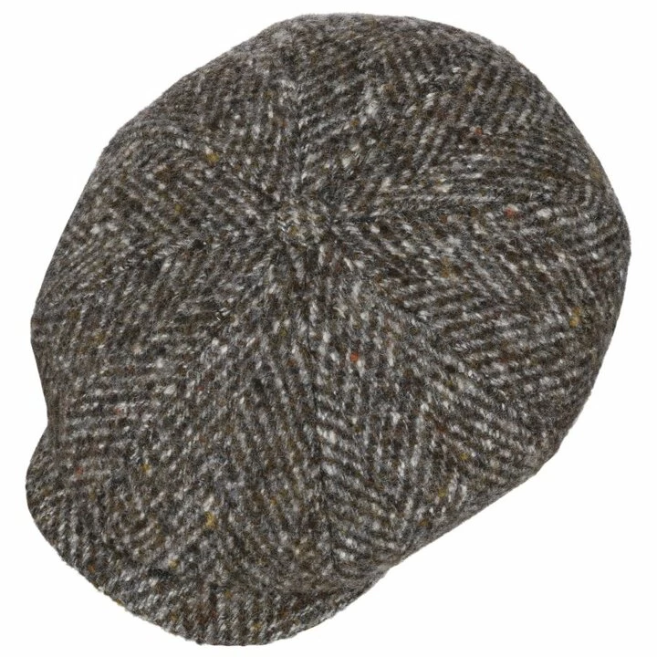 Stetson Ballonpet Hatteras Tweed Visgraat Bruin 4 Stetson Ballonpet Hatteras Tweed Visgraat Bruin - Afbeelding 2