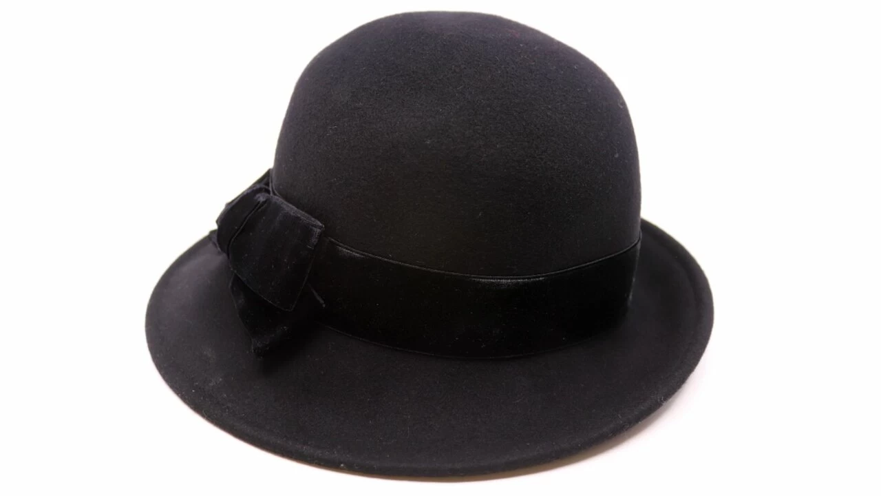 Bedacht Cloche Vive Woolfelt Black 4 Bedacht Cloche Vive Woolfelt Black - Afbeelding 2