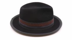 Bedacht Trilby Billie Woolfelt Black -Hoeden Winkel 1940269899