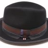 Bedacht Trilby Billie Woolfelt Black 2 Bedacht Trilby Billie Woolfelt Black -Hoeden Winkel 1940269902