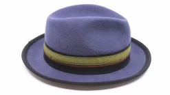 Bedacht Trilby Billie Woolfelt Steel Blue -Hoeden Winkel 1940272896