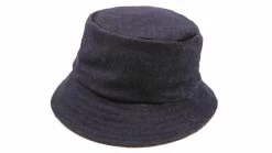 Bedacht Bucket Hat Reversible Denim Corduroy Black
