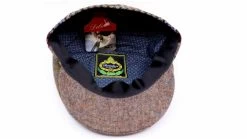 Portaluri Deluxe Engelse Pet Crossover Wol Patchwork Bruin -Hoeden Winkel 1941381597