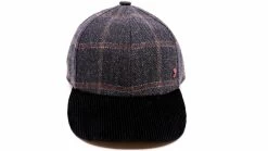 Alfonso Deste Baseball Cap Wol Grijs Geruit 8 Alfonso Deste Baseball Cap Wol Grijs Geruit -Hoeden Winkel 1943644245