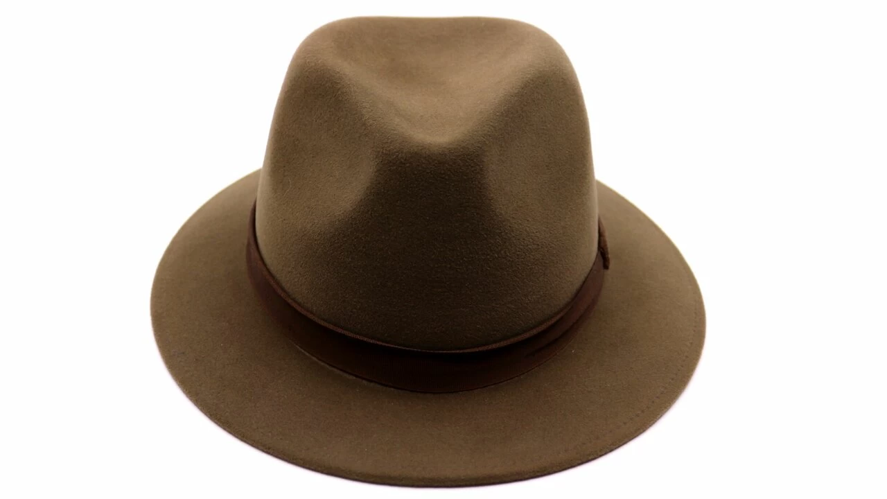 Panizza Fedora Potenza 00 Camoscio Haarvilt Beige 4 Panizza Fedora Potenza 00 Camoscio Haarvilt Beige - Afbeelding 2