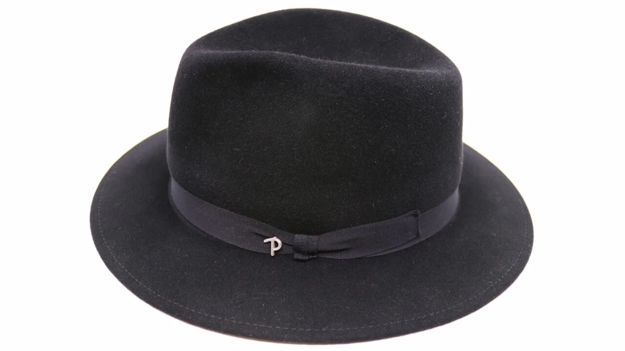 Panizza Fedora Potenza 00 Camoscio Haarvilt Zwart 3 Panizza Fedora Potenza 00 Camoscio Haarvilt Zwart