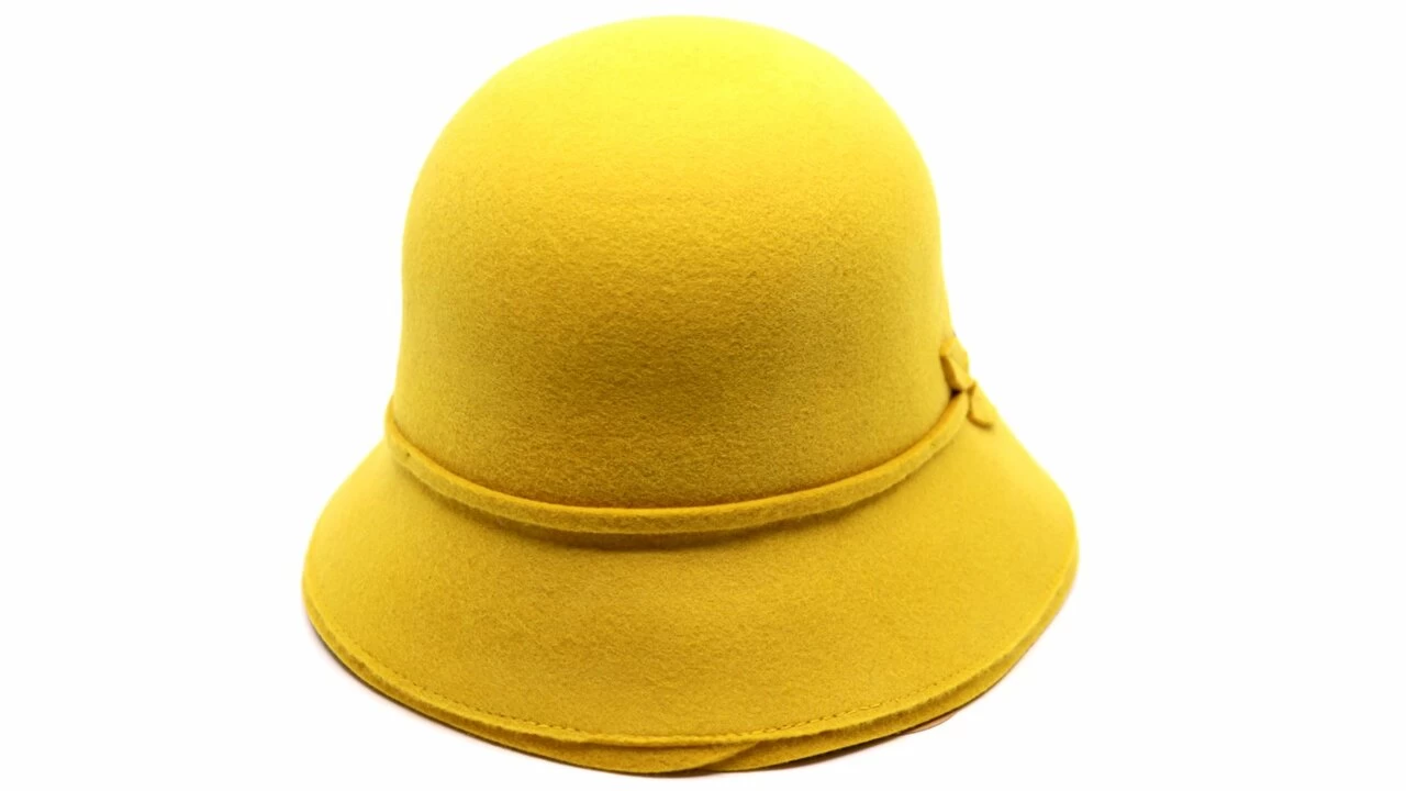 Seeberger Cloche Wolvilt Leaf Bronze 5 Seeberger Cloche Wolvilt Leaf Bronze - Afbeelding 3