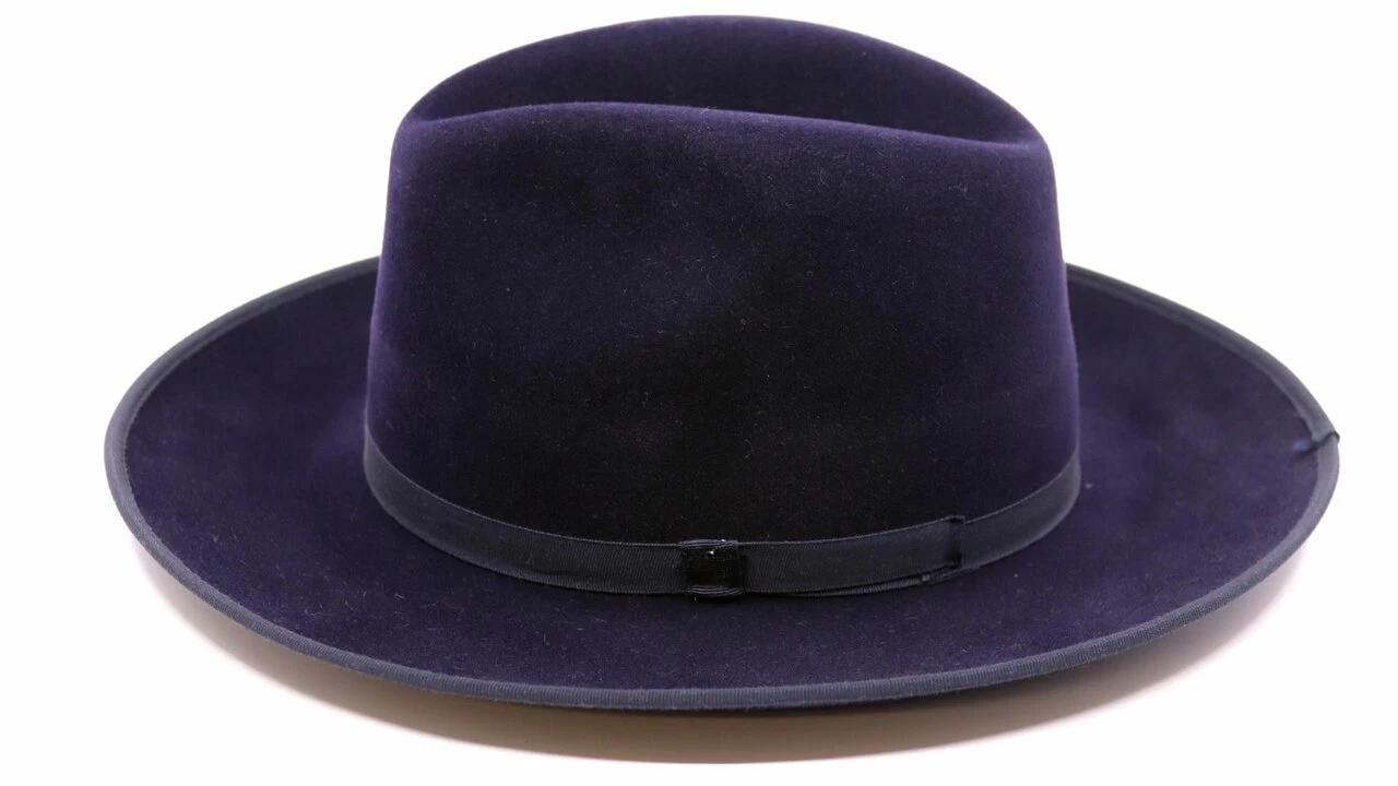 Panizza Fedora Royal Aosta Bies Haarvilt Navy 3 Panizza Fedora Royal Aosta Bies Haarvilt Navy