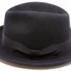 Panizza Fedora Torino Premium Haarvilt Zwart -Hoeden Winkel 1943945391