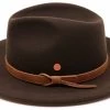 Mayser Fedora Marvin Trekking Wolvilt Bruin 1 Mayser Fedora Marvin Trekking Wolvilt Bruin -Hoeden Winkel 1943955312