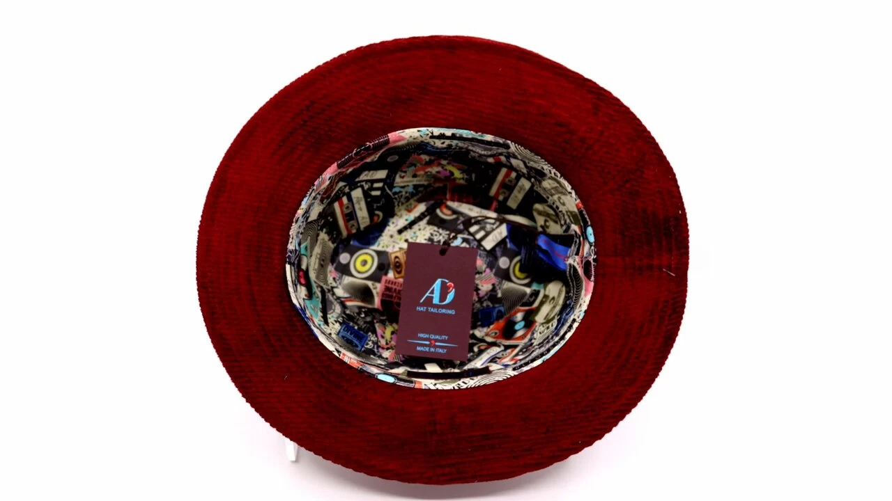 Alfonso D Este Fedora Potenza Upholstery Bordeaux 5 Alfonso D Este Fedora Potenza Upholstery Bordeaux - Afbeelding 3