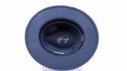 Panizza Fedora Aquila Bespoke Haarvilt Velvet And Satin On The Rocks Jeansblue -Hoeden Winkel 1946651199